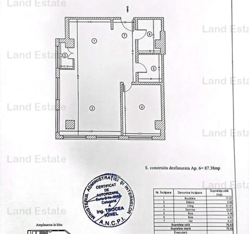 Lujerului, Orsova, 2 camere 2008, 73 mp